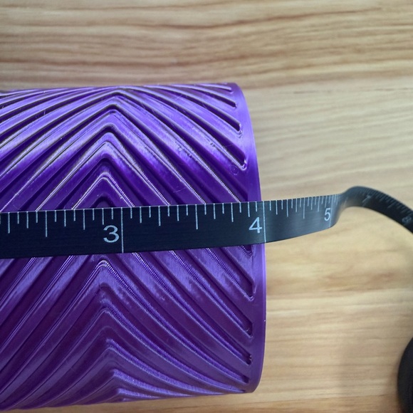 Modern Purple Zigzag Plant Pot - Small - Picture 7 of 8